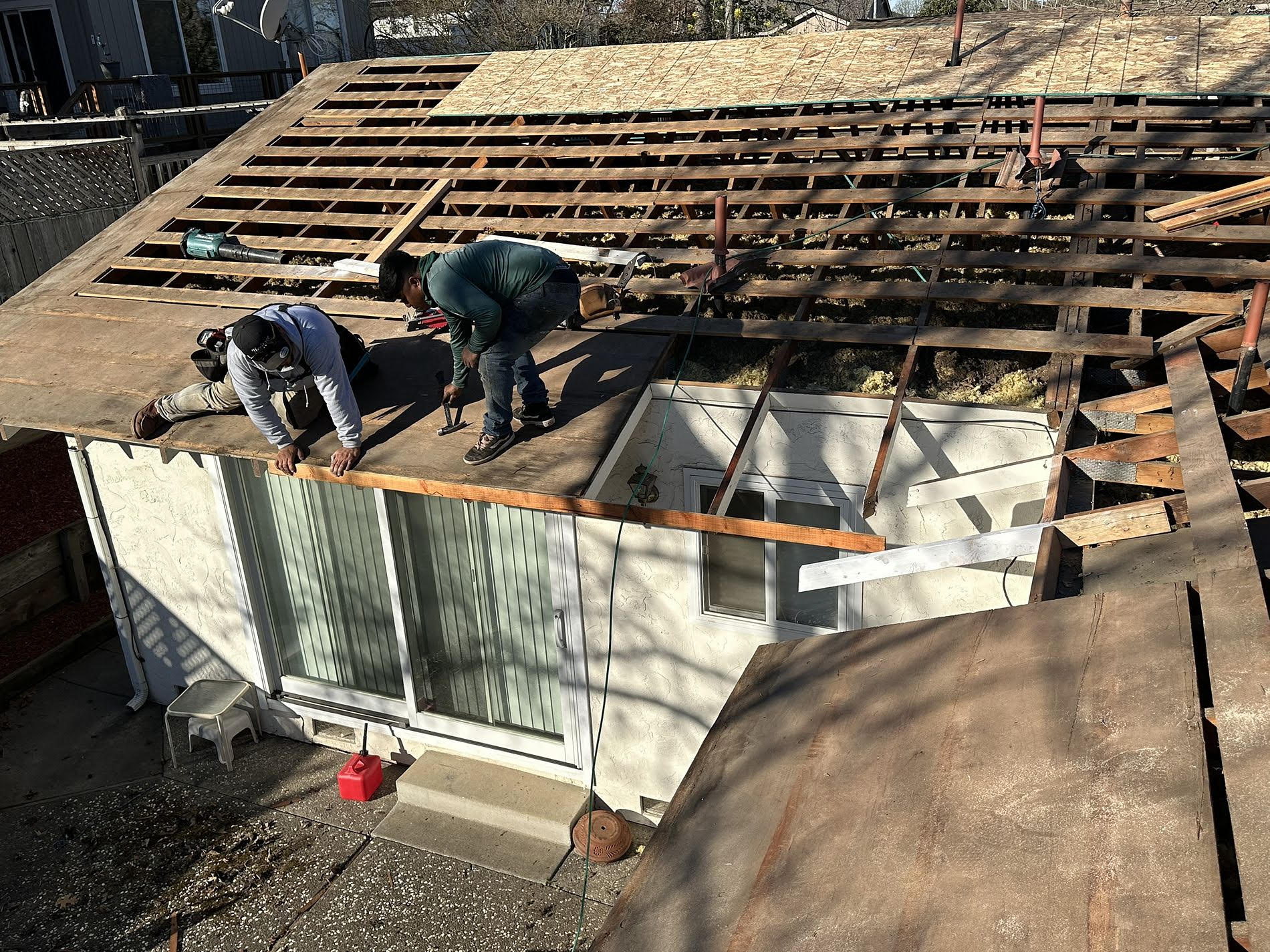 workers on roof